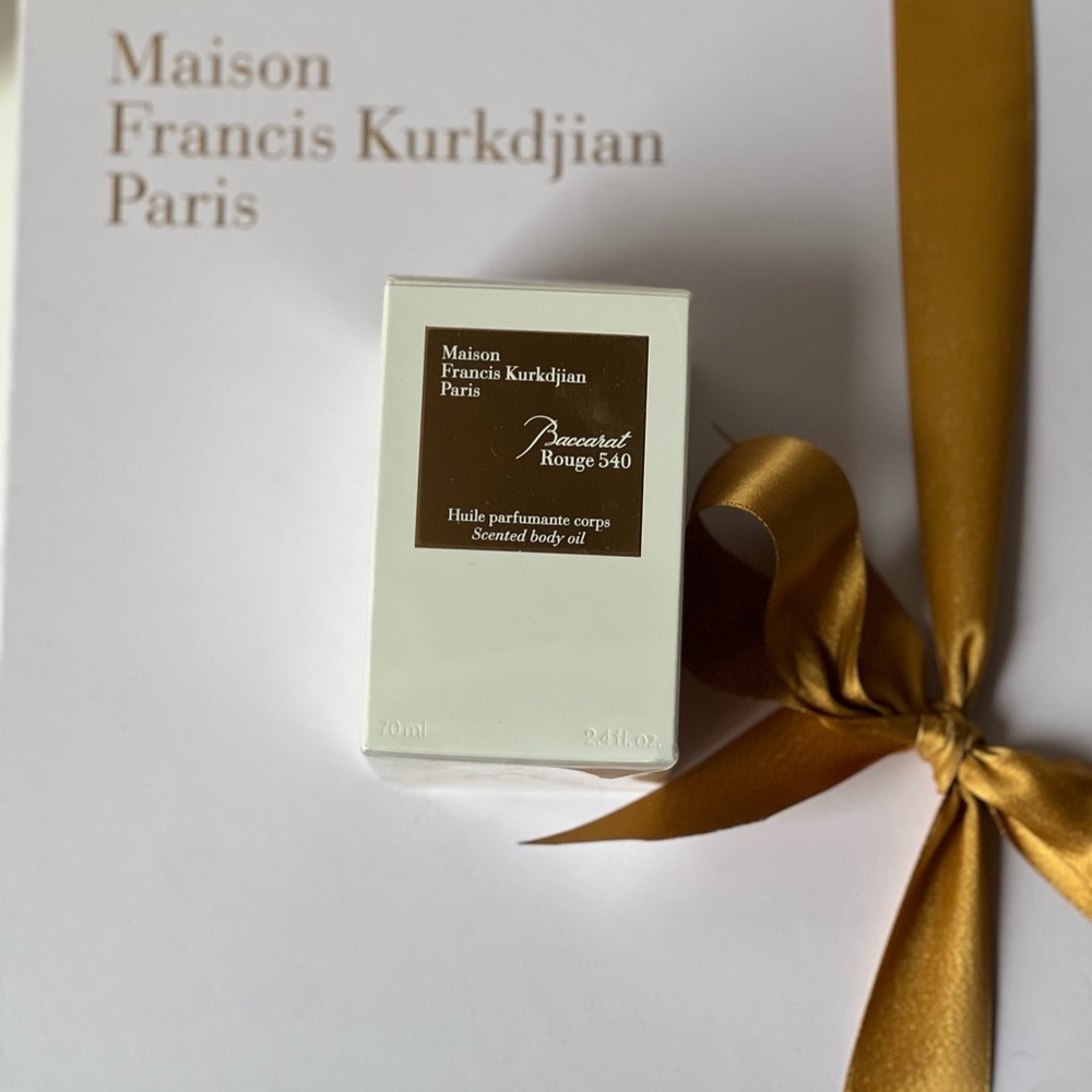 New & Sealed Maison Francis Kurkdjian Baccarat Rouge 540 Scented Body Oil